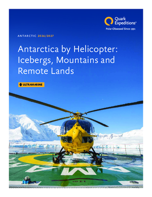 Quark Expeditions Ultramarine Antarctica By Helicopter 2026 2027